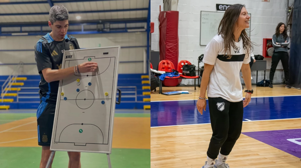 Lucuix y Abot, dos de los argentinos nominados para los Premios Jako Planet de futsal (Foto: IG).