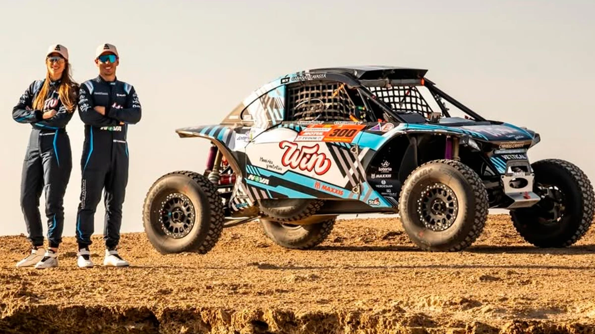 El binomio defensor de la corona de Dakar y también campeones del Mundo | Foto: IG @velepertegarini