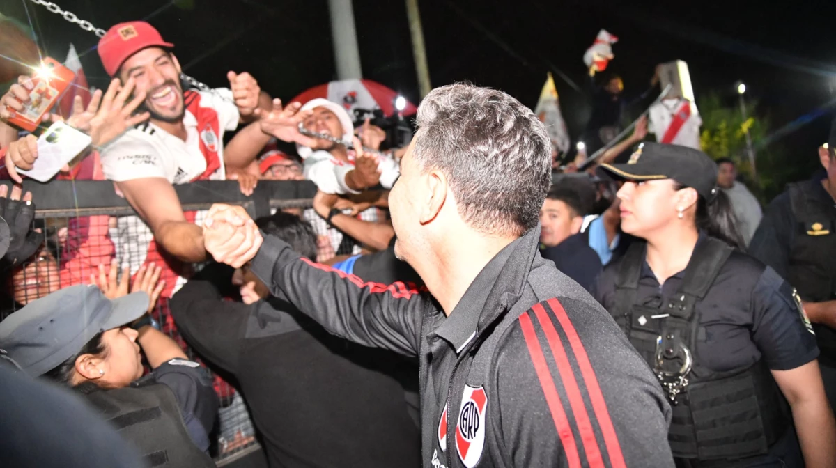 Gallardo y el amor de los hinchas, una historia sin final. Foto: Prensa River.