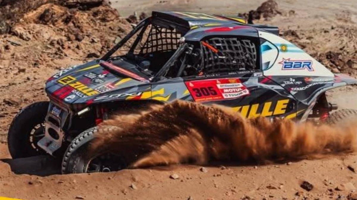 Zille consiguió la primera victoria argentina en el Dakar 2026 (Foto: IG@zille_rally).