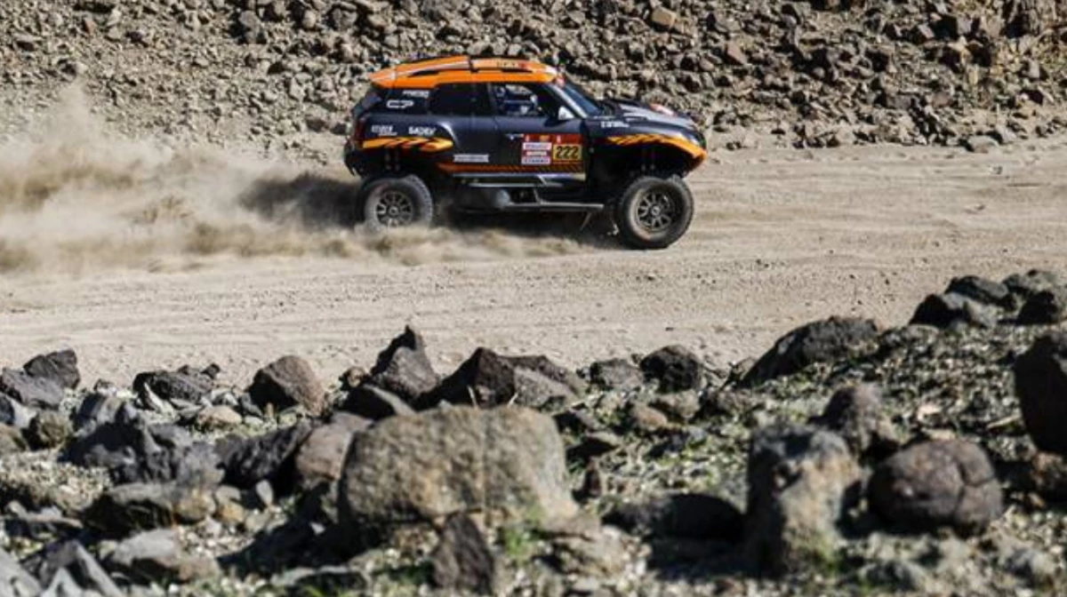 El belga De Mevius se quedó con la etapa 1 en autos (Foto: dakar.com).