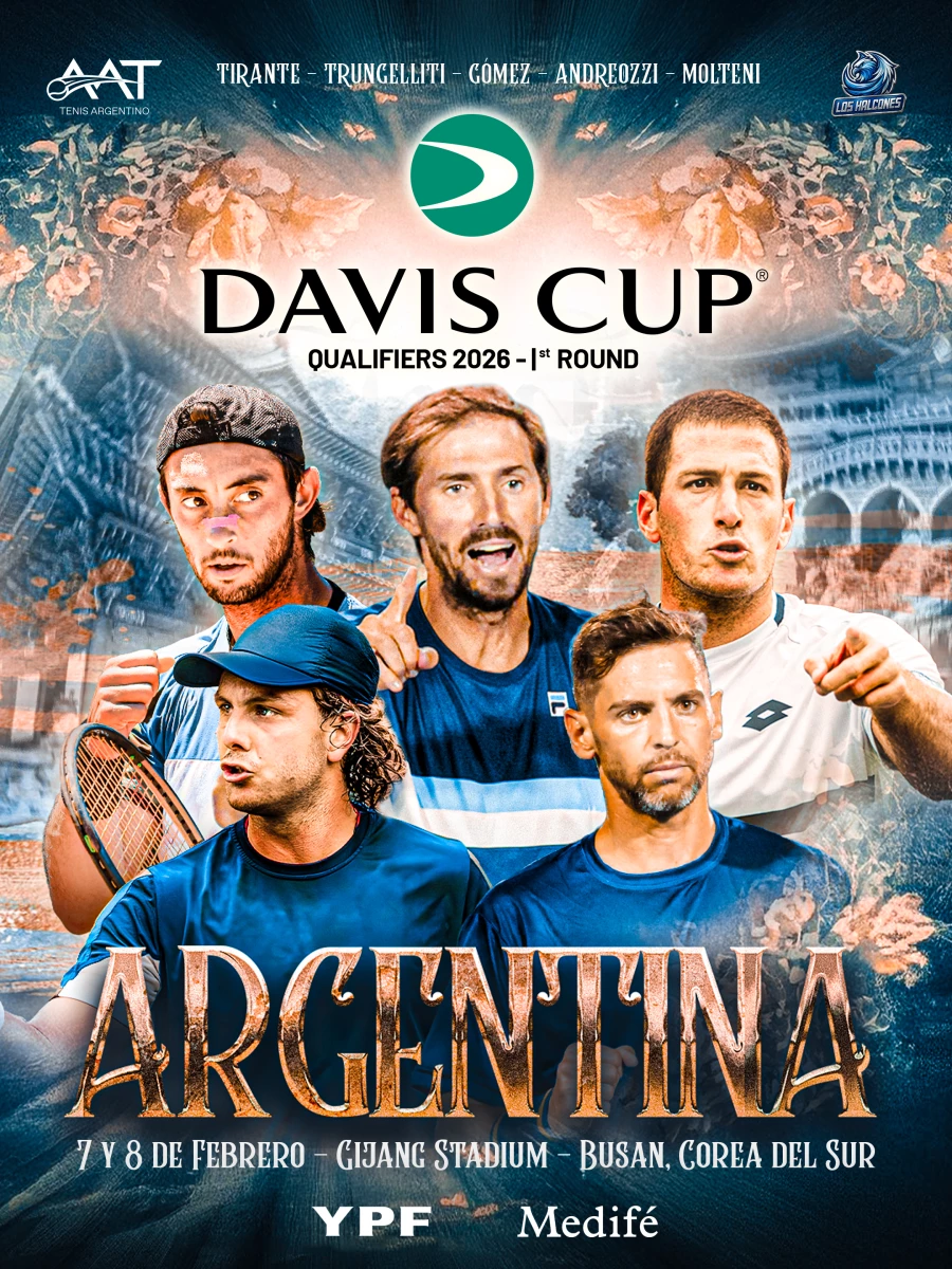 El póster oficial del equipo argentino. Foto: AAT.