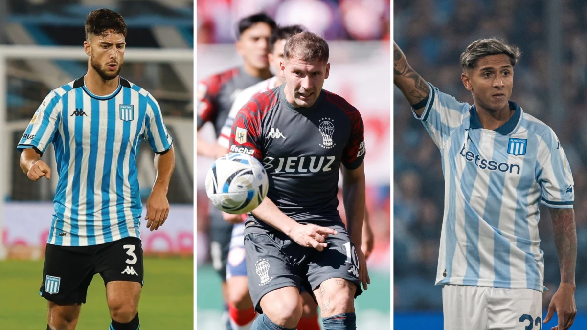 Foto: Di Césare, Miljevic y Almendra, los nombres de este comienzo de año en Racing.
