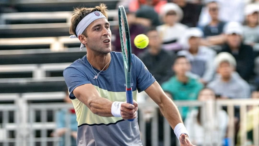 Etcheverry no pudo con el portugues Nuno Borges en los octavos de final del ATP 500 de Barcelona.&nbsp;