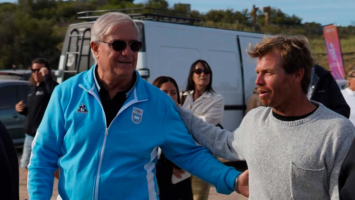 Moccia celebró el segundo año de Playa Olímpica y la cercacía que tiene con los depoetistas de alto rendimiento | Foto: Prensa COA