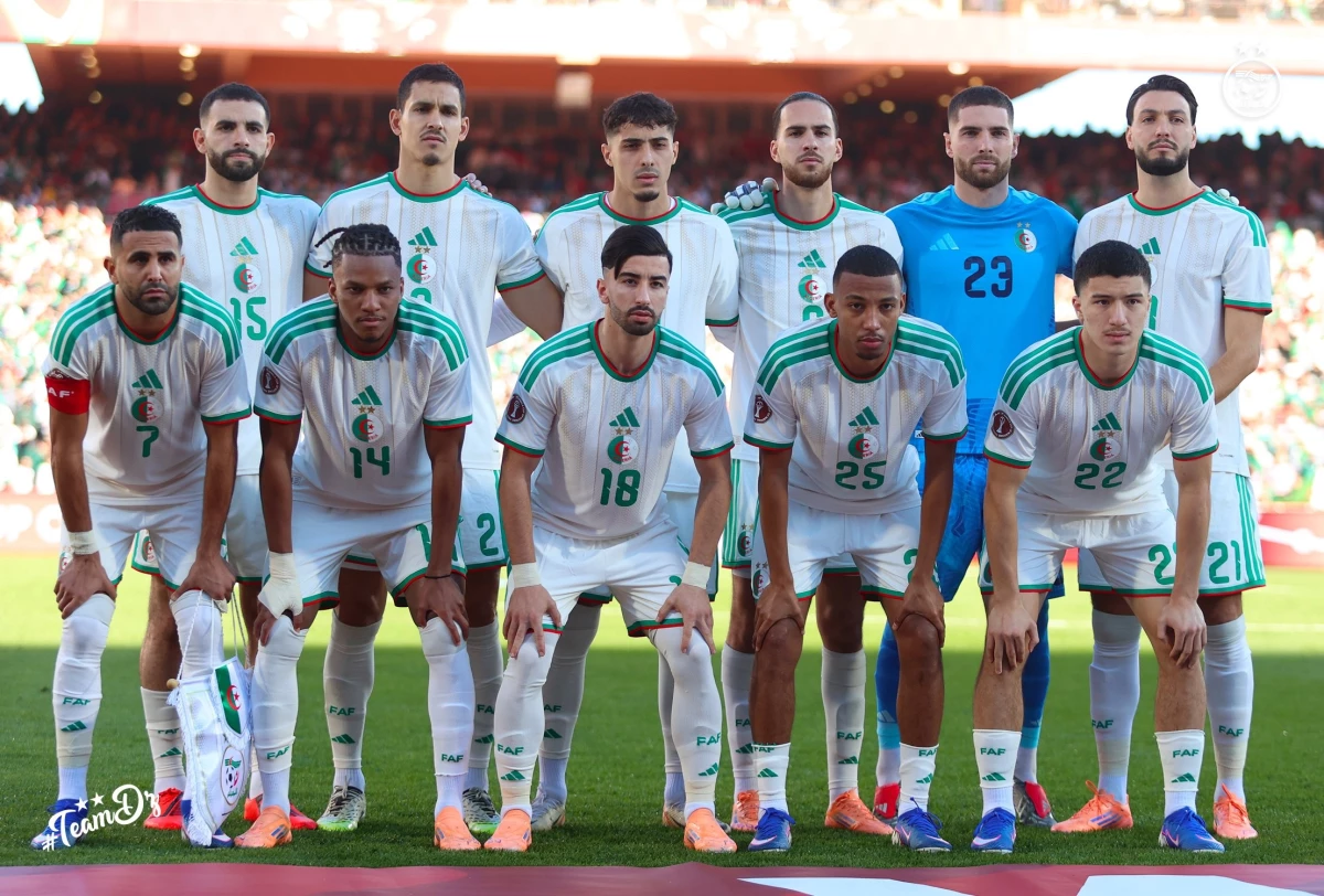 Foto:@LesVerts. Argelia fue mucho menos que Nigeria, perdió 2-0 en cuartos de final y se despidió de la Copa Africana