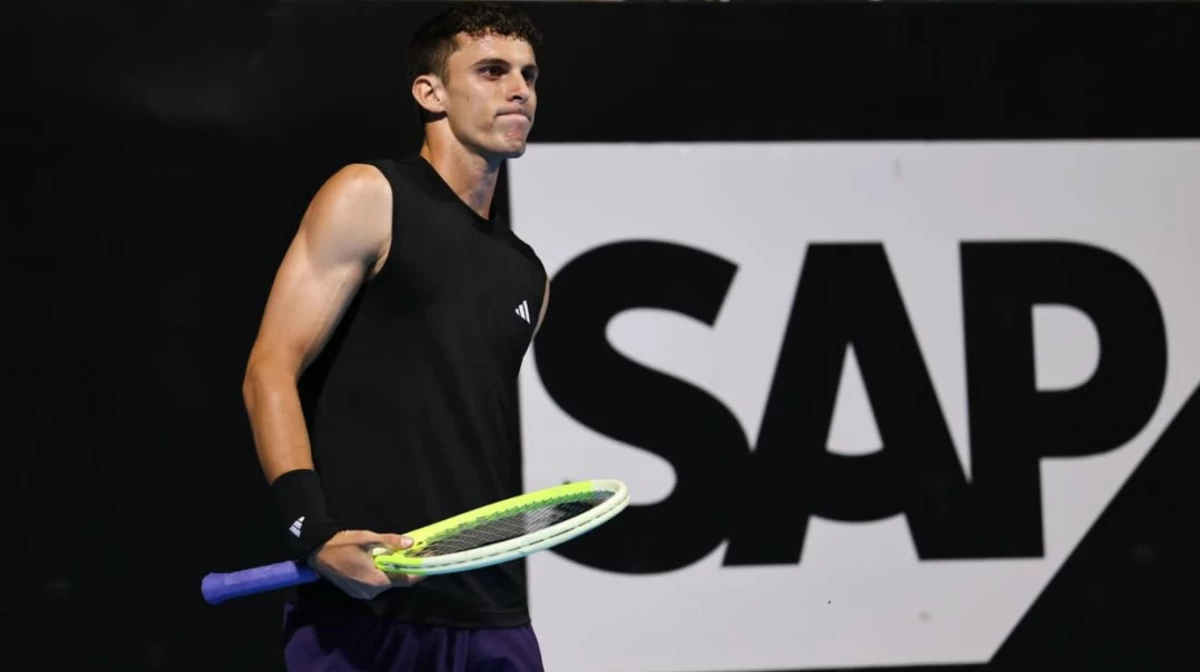 Cerúndolo se quedó en R2 de la qualy de Auckland (Foto: IG@juanmacerundolo).