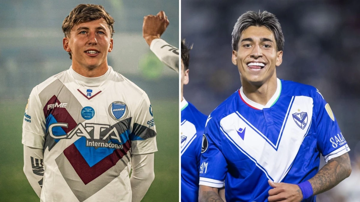 Foto: Santino Andino y Maher Carrizo muy lejos de River y más cerca de Europa.