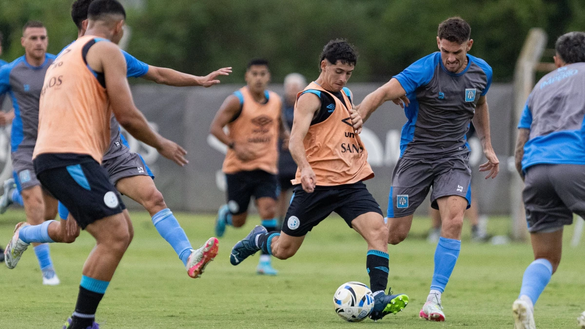 Foto:@BelgranoOficial. No hubo goles en el ensayo entre Belgrano y Estudiantes de Río Cuarto