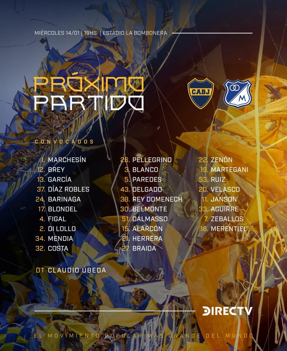 Foto de Boca Juniors (@BocaJrsOficial).