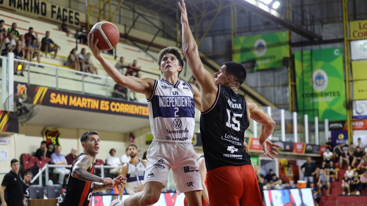 Foto: Independiente se llevó un gran triunfo de cancha de San Martín de Corrientes a 13 segundos del final