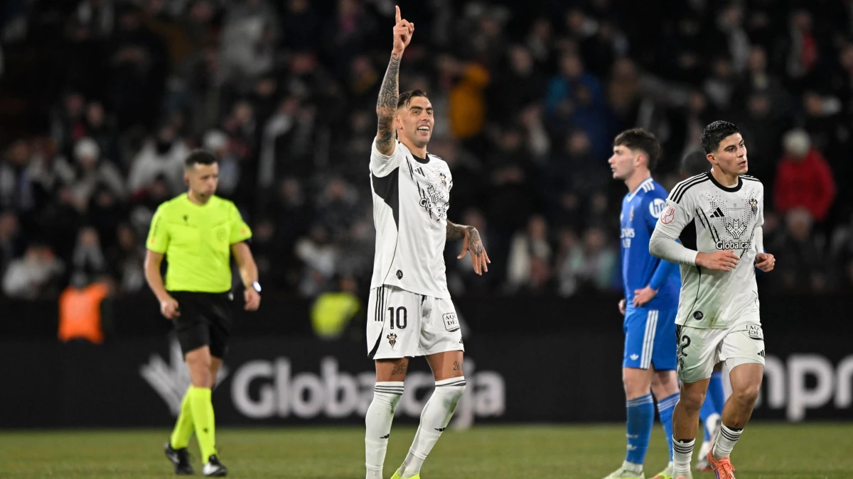 Jefte apunta a la parcialidad de Albacete que lleno el estadio Carlos Bemonte, para vivir una tarde feliz. foto: @rfef.