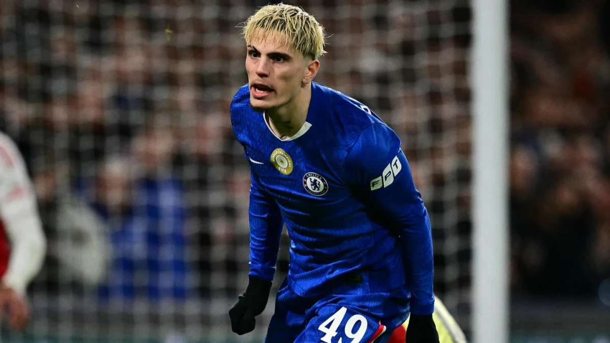 Foto:Copa de la Liga de INglaterra. No le alcanzó a Chelsea con los dos tantos de Garnacho