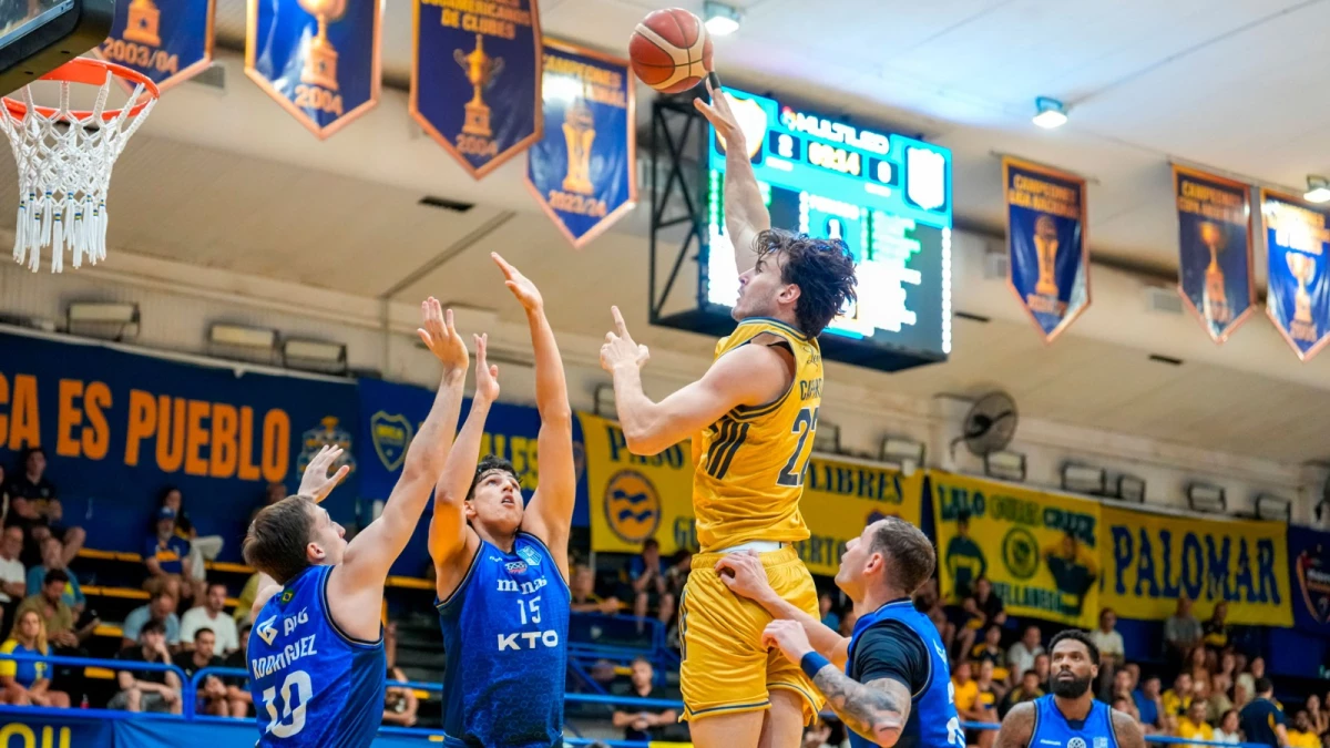 Foto: Ahora Boca subió más alto que Minas en la BCLA.