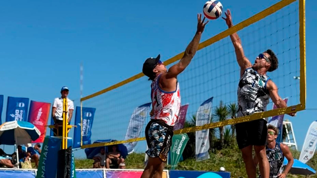 El Beach Volley se hizo presente en la Playa Olímpica | Foto: Prensa COA
