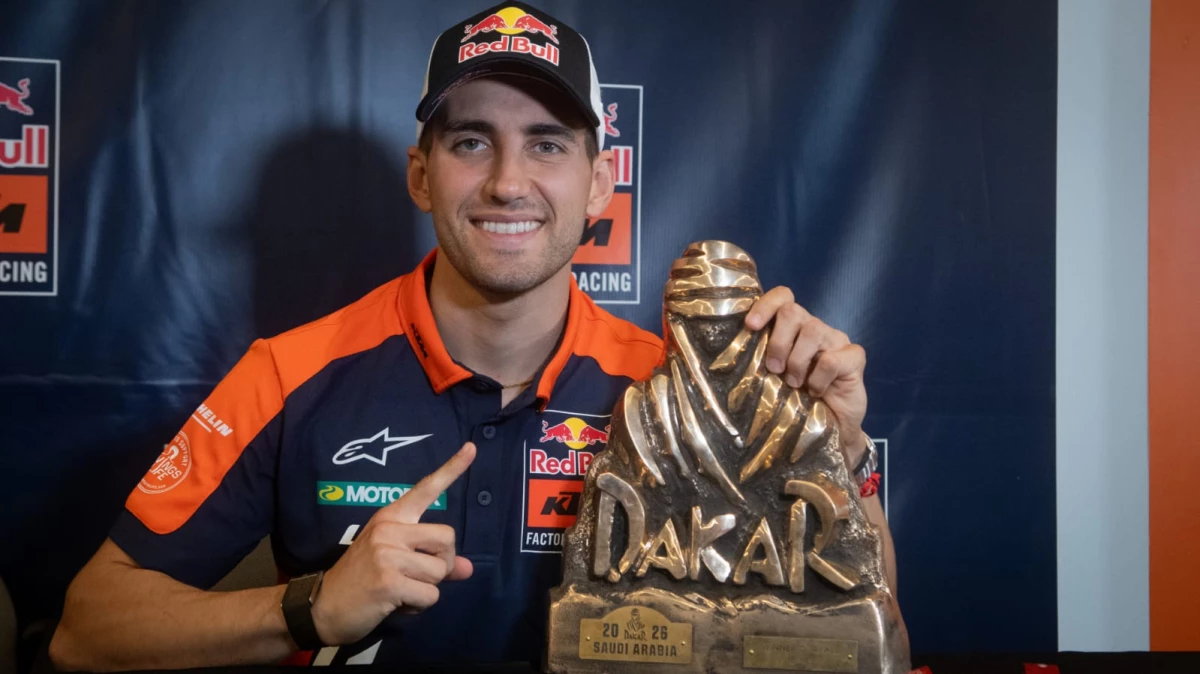 Luciano Benavides, el campeón en Motos, defenderá su corona en 2027 sobre suelo saudí | Foto: Lara Sartor