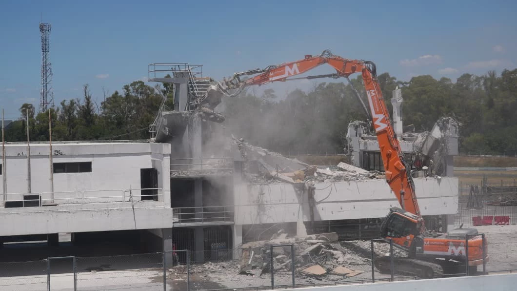 Los trabajos en el Autódromo Oscar y Juan Gálvez que comenzaron y que apuntan al MotoGp y la Fórmula 1 | Foto: Prensa GCBA