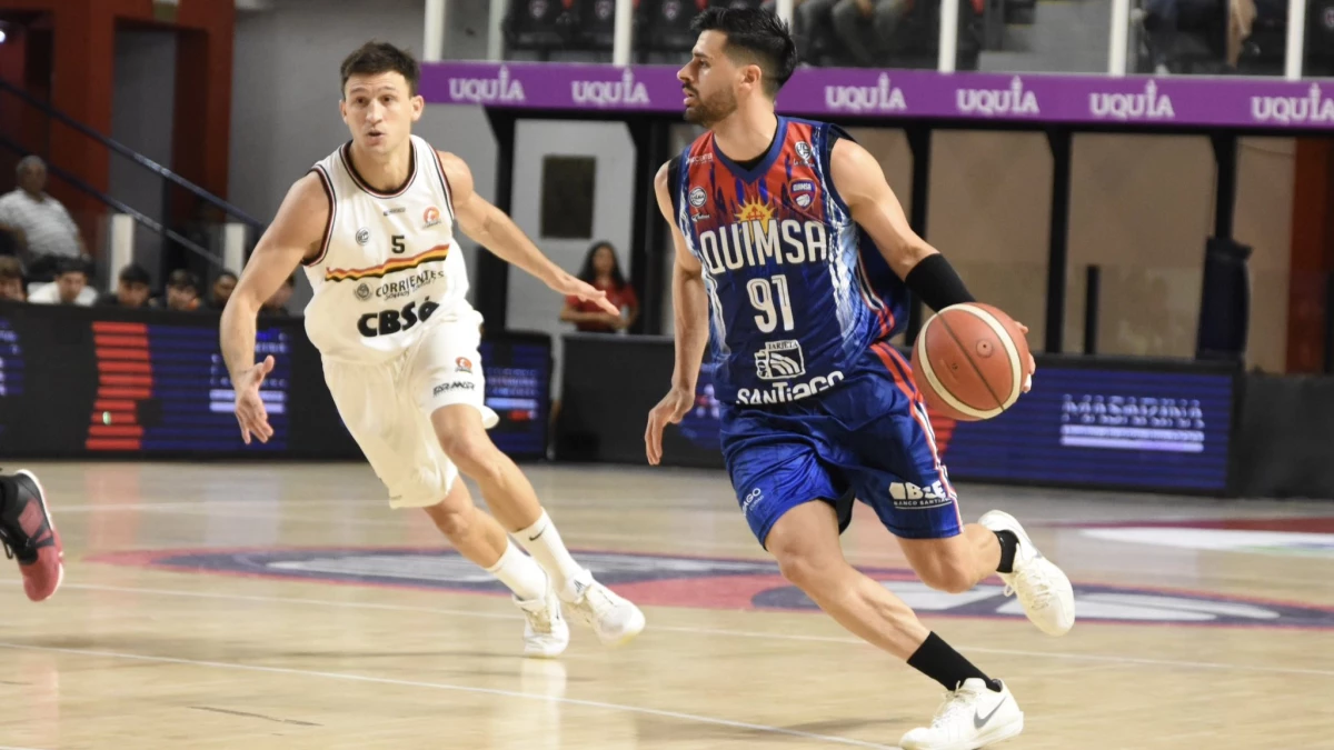 Foto: San Martín volvió a vencer a Quimsa en Santiago del Estero tal como lo había hecho en la primera rueda en Corrientes.&nbsp;