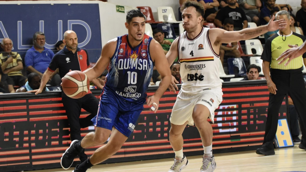 Foto: Quimsa perdió con los dos equipos correntinos en Santiago del Estero.