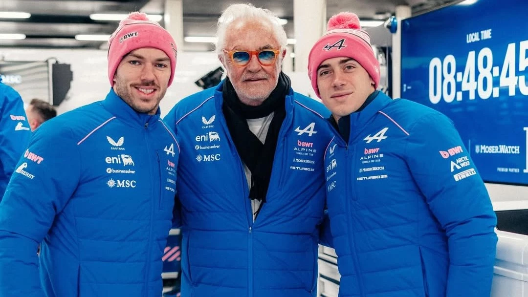 Volvieron las sonrisas a Alpine: la selfie del trabajo de Briatore y  Colapinto en Silverstone