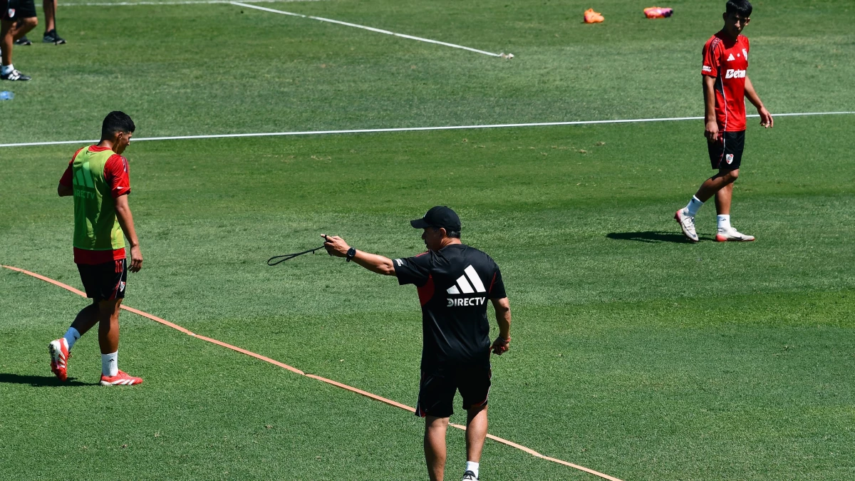 Foto: Prensa River. Gallardo mantiene la calma y casi que no hará modificaciones para jugar contra Argentinos. &nbsp;