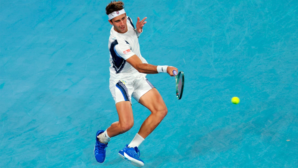 Etcheverry se despidió del Abierto de Australia | Foto: X @AustralianOpen