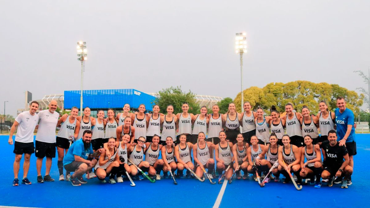 Foto:@CAHockey. Las Leonas viajarán el 2 de febrero rumbo a Hobart, Australia