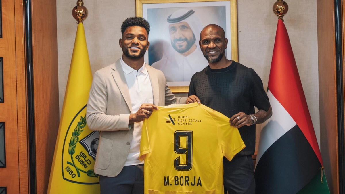 Foto:Prensa Al Wasl. El delantero colombiano Borja irá al fútbol de los Emiratos Arabes Unidos