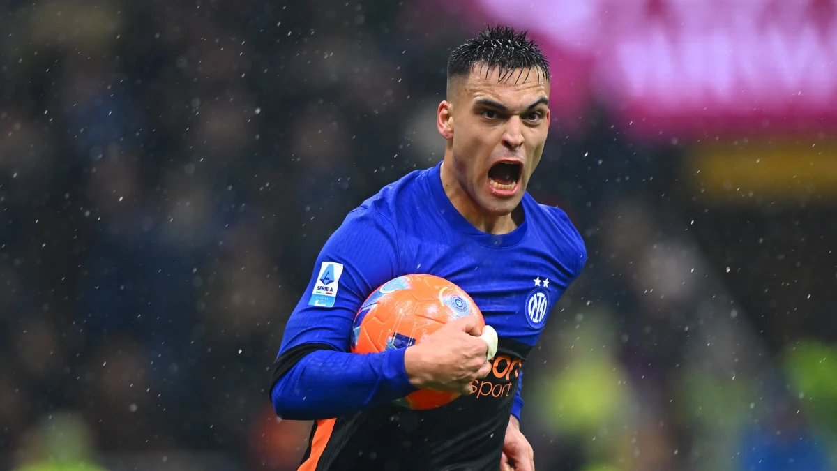 Foto: Prensa Inter. El argentino Lautaro Martínez anotó uno y llegó a los 169 tantos en su trayectoria en el Inter