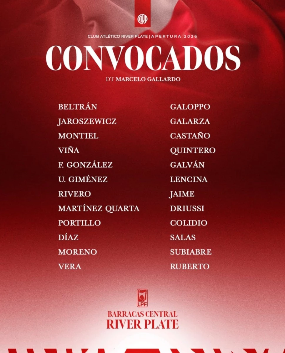 Foto de Prensa de River Plate.