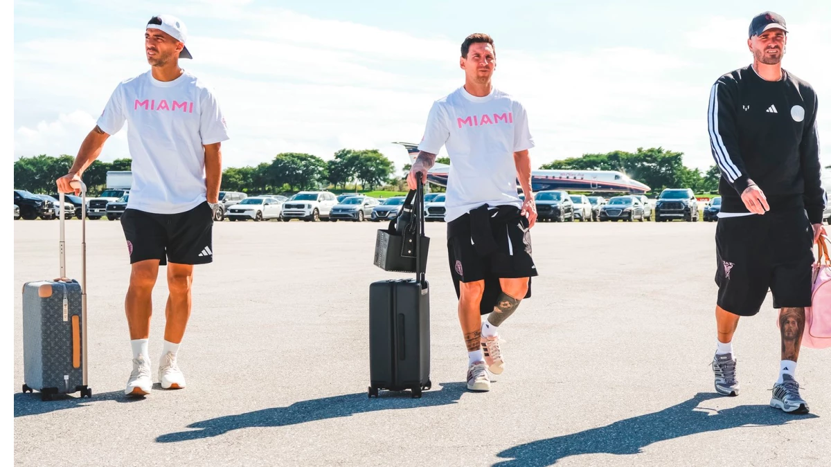 Lionel Messi, Rodrigo De Paul y Luis Suárez, rumbo a Perú para el primer amistoso de pretemporada | Foto: X @InterMiamiCF