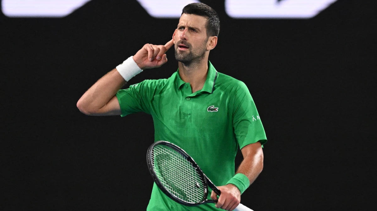 Djokovic llegó a 400 victorias en torneos de Grand Slam (Foto: X@AusOpen).