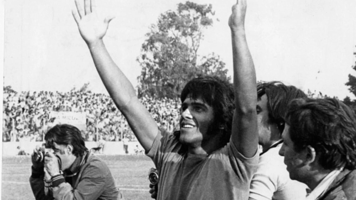 Suárez celebra un gol. Foto: Archivo.