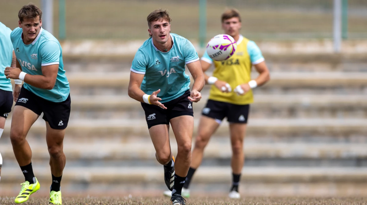 Los Pumas 7s conocen los horarios y rivales para el torneo de Singapur y tienen designado plantel para la etapa de Perth (Foto: X@lospumas7arg).