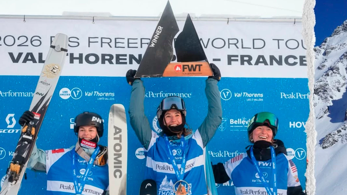 Vietti en la cima del esqupi, durante la competencia celebrada en Francia | Foto: IG @agosvietti&nbsp;