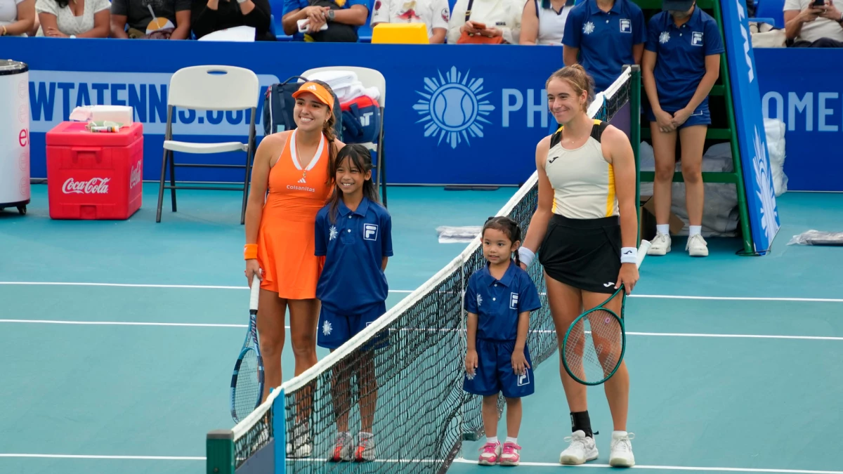 Osorio mostró un gran nivel ante la marplatense Sierra que tuvo una gran semana en Filipinas | Foto: X @dzrhnews
