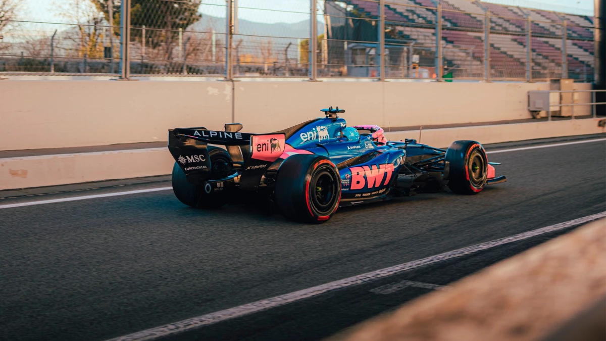 Pierre Gasly, ante el seguimiento de Colapinto, terminó con el A526 en una gran primera prueba, privadas de Barcelona, con la mira en una extensa temporada 2026 de F1 | Foto: X @AlpineF1Team