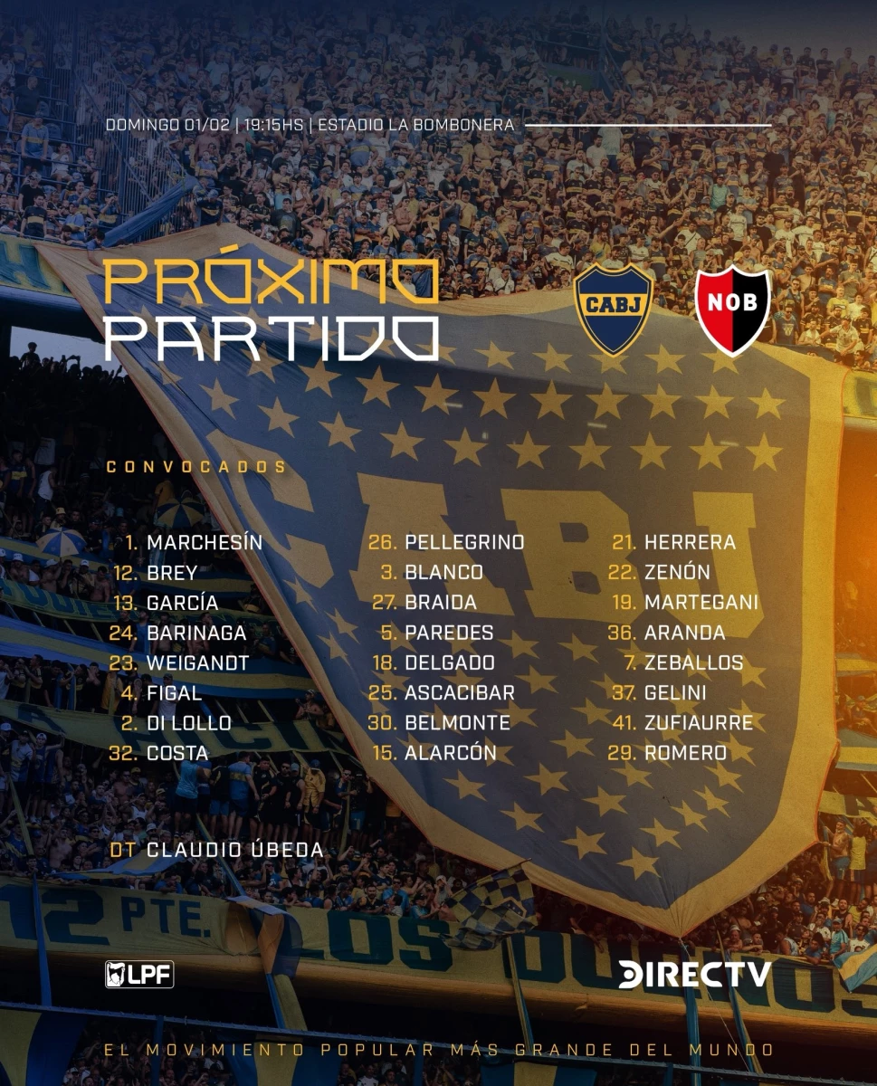 Foto: “X” de Boca Juniors (@BocaJrsOficial).