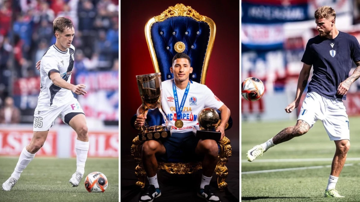 Foto: País (izquierda), Pinto (centro) y Rodríguez (derecha). Los nombres que busca Banfield para reforzarse