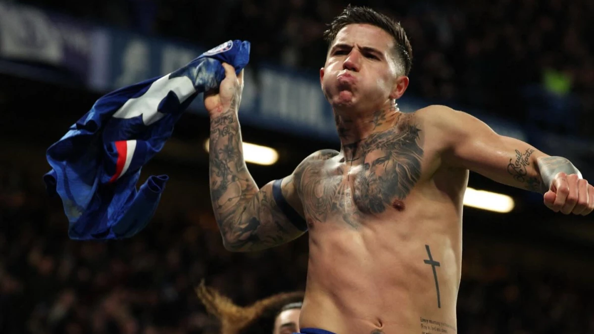 Foto: Enzo Fernández se hizo presente otra vez en el marcador en el triunfo 3-2 de Chelsea sobre West Ham