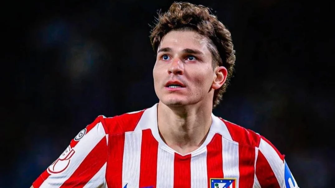 Foto: Julián Alvarez prosigue sin marcar en la Liga española para Atlético Madrid. Lleva 11 encuentros en la racha.&nbsp;