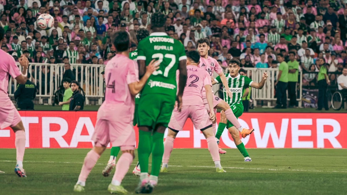 Inter Miami le ganó agónicamente a Atlético Nacional a domicilio | FotoX@nacionaloficial