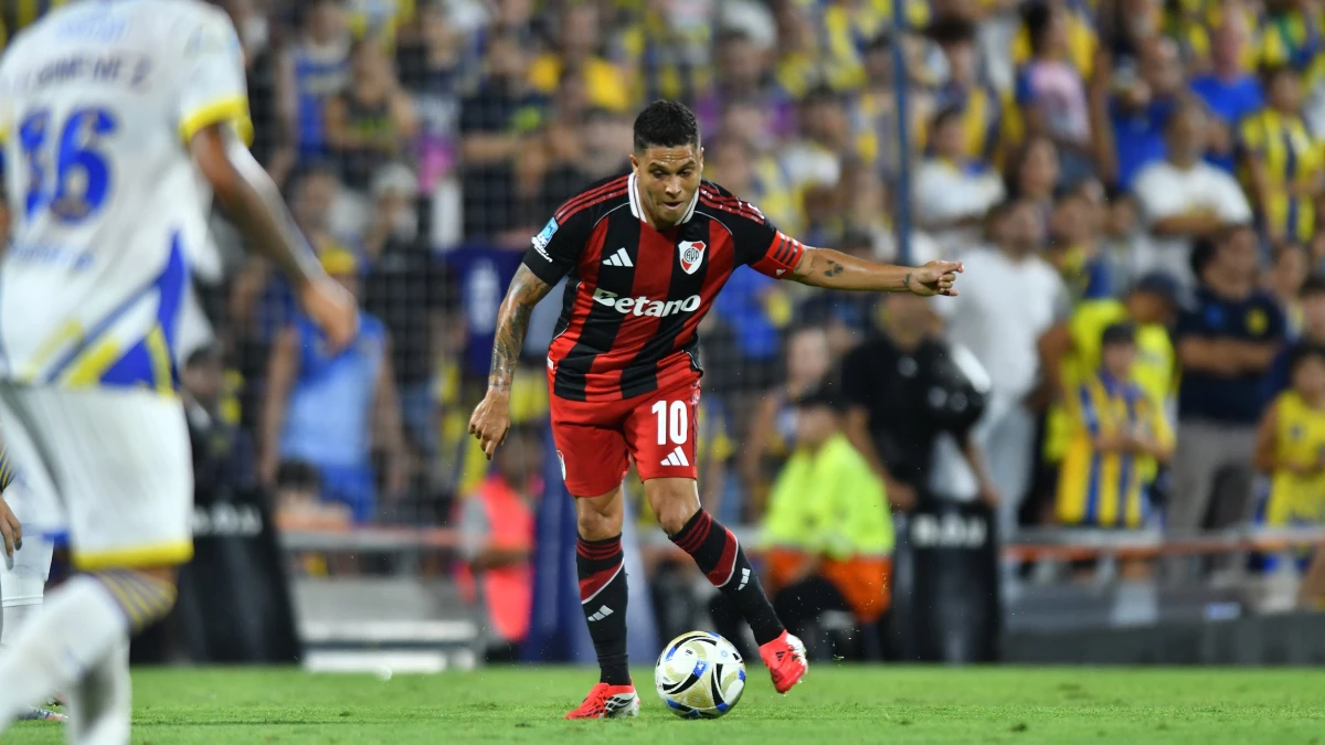 Foto: Prensa River. Juanfer Quintero fue una de las figuras de River en el primer tiempo y eso rescató Gallardo.
