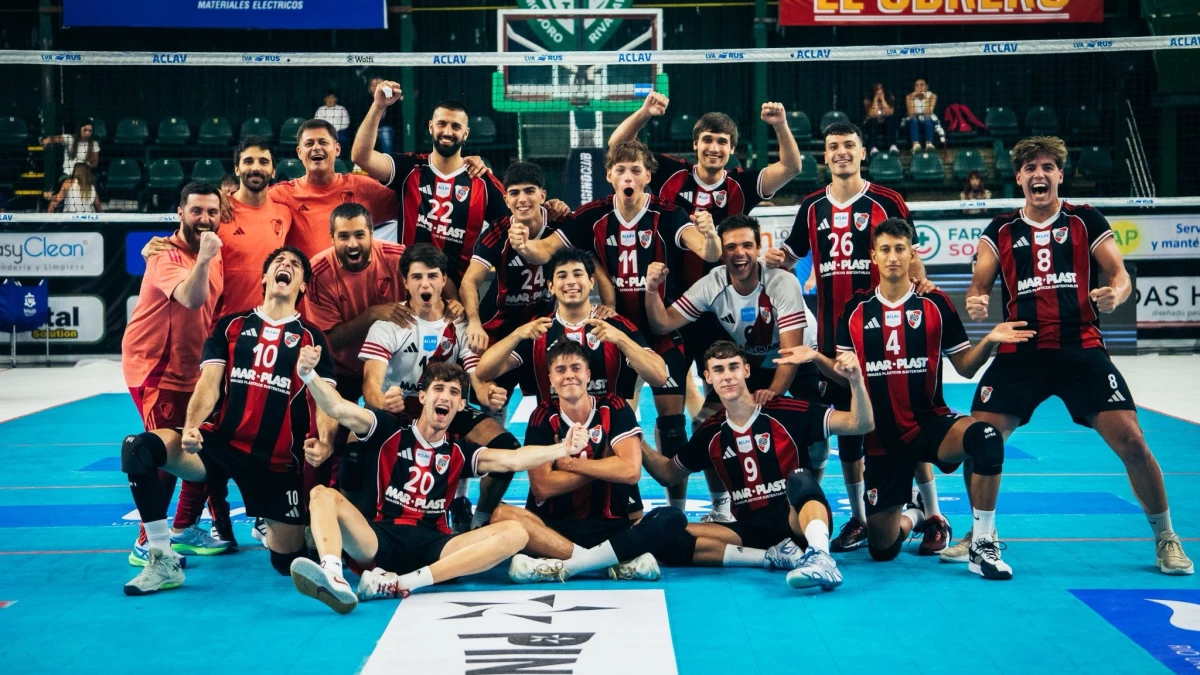 Foto: ACLAV. River cerró el tour con un triunfo y será el organizador del tour 6 que se jugará en la Casa del Voley