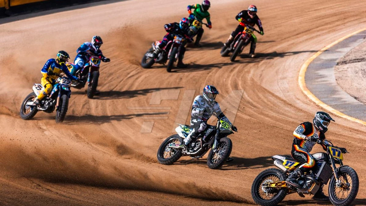 La acción del flat track llega a la Argentina para la definición del campeonato | Foto: Prensa Flat Track&nbsp;