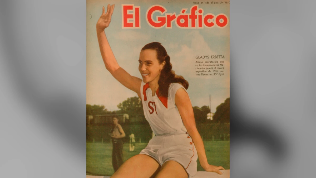 Erbetta, un símbolo del atletismo argentino que dejó en lo más alto a su país en una final olímpica | Foto: El Gráfico&nbsp;