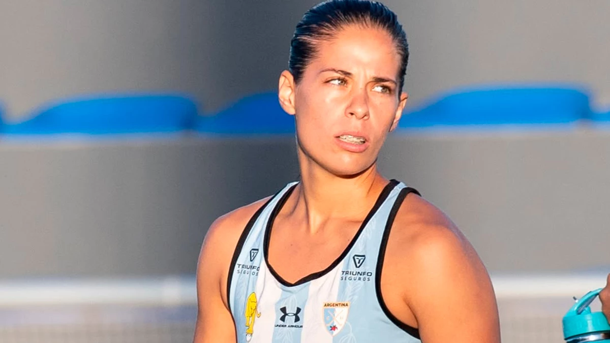 Foto:@ArgFIeldHockey. La misionera Lucina von der Heyde ya no vestirá la camiseta de Las Leonas y se unirá al seleccionado de Alemania