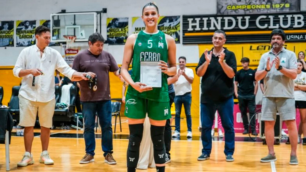 Julia Fernández, una de las figuras de Ferro que va por todo en Rosario | Foto: Prensa AdC