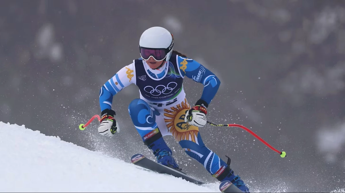 Nicole Begué debutó en los Juegos Olímpicos de Invierno 2026. Foto: @juegosolimpicos