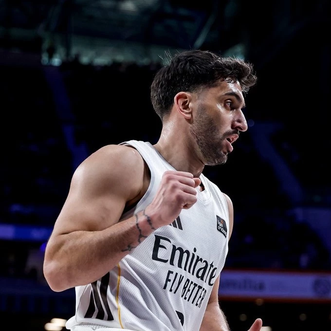 Foto:@RMBaloncesto. El base cordobés acumula ocho temporadas en el club madrileño. Ganó 5 Ligas, 3 Copas del Rey y 2 Euroligas